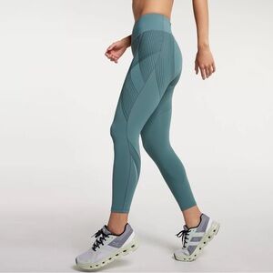 CALIA by Carrie Underwood Teal High-Waisted Power Move Printed Leggings M